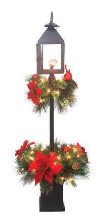 Poinsettia Prlt Lantern