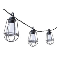 Paradise Lighting  LED  Plug-In Industrial Shade  String Light Set  Clear  10.5 ft. 10 lights