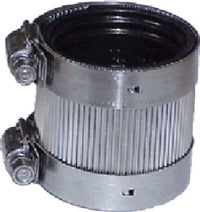 Pipe Fitting, No Hub Coupling for No Hub Systems, 2 x 1-1/2-In.