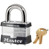 Master Lock 5KA A116 2" Laminated Steel A116 Keyed Pin Tumbler Padlock With 1" Shackle