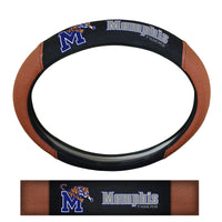 University of Memphis Football Grip Steering Wheel Cover 15" Diameter