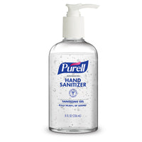 Purell Unscented Gel Advanced Hand Sanitizer 8 oz (Pack of 12)