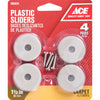 Shepherd Hardware Plastic Gripper Pad Beige Round 4 pk