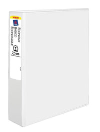 Avery 05760 1" White Economy View Binder                                                                                                              