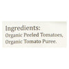 Organico Bello Tomatoes - Organic - Whole - Case of 12 - 14.28 oz