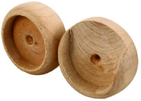 Closet Pole Socket, Wood (Pack of 6)