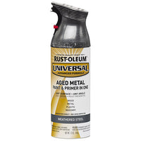 Rustoleum 285073 12 Oz Steel Universal® Aged Metallic Spray Paint (Pack of 6)