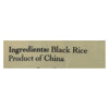 Lotus Foods Heirloom Forbidden Black Rice - Case of 6 - 15 oz.