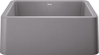 Ikon 27" Apron Single Bowl - Metallic Gray