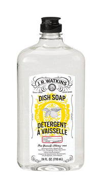 J.R. Watkins Lemon Scent Liquid Dish Soap 24 oz. 1 pk (Pack of 6)