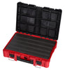 Milwaukee  PACKOUT  20 in. Plastic  Tool Case with Foam Insert  15 in. W x 6 in. H Black/Red