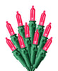 Celebrations LED Mini Red 50 ct String Christmas Lights 12.25 ft.