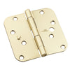 National Hardware 4 in. L Satin Brass Door Hinge 3 pk