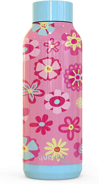 Quokka Stainless Steel Water Bottle Solid Flowers 17oz (510 ml)