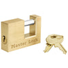 Master Lock 1.06 in. H X 3.14 in. W X 6.76 in. L Brass Pin Tumbler Padlock