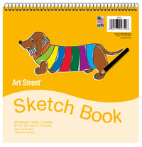 Pacon 4750 9 X 9 Padded Sketch Book 40 Sheets