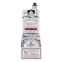 Cape Cod Vanilla Scent Fine Metal Cleaner and Polish 2 pk Cloth (Pack of 36)