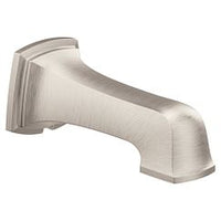 Spot resist brushed nickel nondiverter spouts