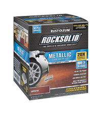 Rust-Oleum Rocksolid Copper Pot Epoxy Floor Paint 70 oz. 100-125 sq. ft. (Pack of 2)