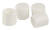 Softtouch Rubber Leg Tip White Round 1/2 in. W X 1/2 in. L 4 pk