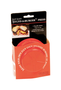 Charcoal Companion Red Burger Press 2 pc