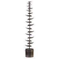 Alpine Metal Bronze 70 in. H Tiered Fountain