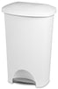 Sterilite 11 gal. White Step-On Wastebasket (Pack of 4)