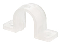 Genova 1/2 in.  White Plastic Tubing Strap