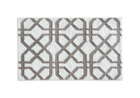 InterDesign 34 in. L x 21 in. W Beige Microfiber Polyester Bath Spa Rug (Pack of 3)