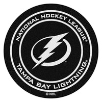 NHL - Tampa Bay Lightning Hockey Puck Rug - 27in. Diameter