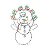 60" Pro-Line LED Snowman with Gifts Animation with 265 LEDS