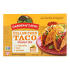 Garden of Eatin' Yellow Corn Taco Dinner Kit - Dinner Kit - Case of 12 - 9.4 oz.