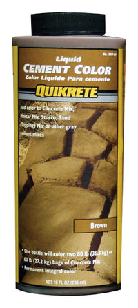 Quikrete Liquid Cement Color 10 oz Brown/Gray