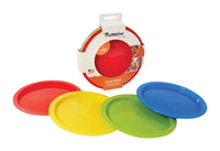 Arrow Home Products For Kids Assorted Plastic Round Plate 7-1/2 in. D 4 pk