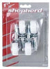 Shepherd Hardware 1-1/4 in. D Swivel Plastic Caster 40 lb 4 pk