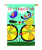 Meadow Creek Life is a Beautiful Ride Garden Flag 18 in. H x 12-1/2 in. W (Pack of 4)