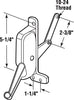 Prime-Line  Silver  Steel  Left  Awning  Window Operator  For Tucker Windows