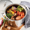 Prima 8 Qt Stainless Steel Covered Stock Pot