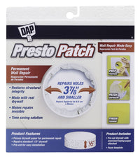 Dap 09155 1/2" X 3-7/8" Presto Wall Patch