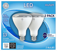 GE BR30 E26 (Medium) LED Bulb Daylight 65 Watt Equivalence 2 pk