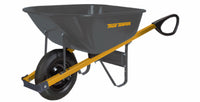 True Temper R6TC14 6 Cubic Foot Total Control Steel Wheelbarrow