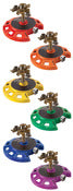 Dramm 10-15080 Colorstorm Circular Base Impulse Sprinkler Assorted Colors (Pack of 6)