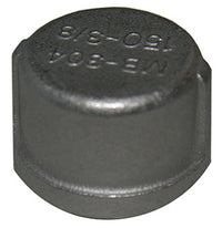 Stainless Steel Pipe Cap, 3/8-In.