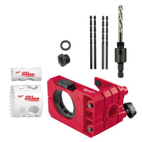 Milwaukee  Hole Dozer  1 and 2-1/8  Dia. x 1-3/8 to 2-3/4 in. L Bi-Metal  Door Lock Installation Kit