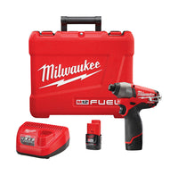 Milwaukee M12 Torque 1200 in-lb 0-2650 RPM Li-Ion Impact Driver Kit