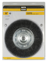 Crimped Coarse Wire Wheel Brush, 8-In.