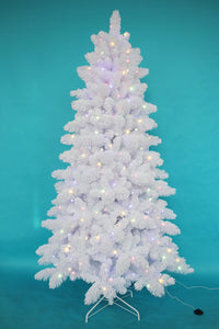 Flocked Tree Prelit 7.5'