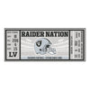 NFL - Las Vegas Raiders Ticket Runner Rug - 30in. x 72in.