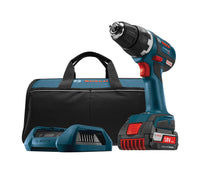 Bosch  Compact Tough  18 volt 1/2 in. Cordless Compact Drill  Kit (Battery & Charger Included)