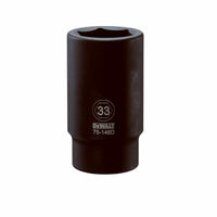 Metric Deep Impact Socket, 6-Point, 3/4-In. Drive, 33mm